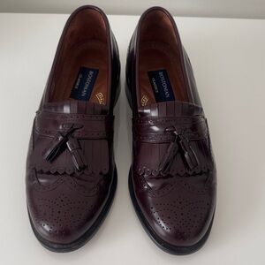 Bostonian Men's Dark Burgundy Tassel Loafers